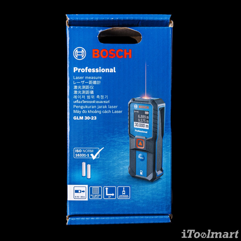 เครื่องวัดระยะเลเซอร์ 30 เมตร BOSCH GLM 30-23