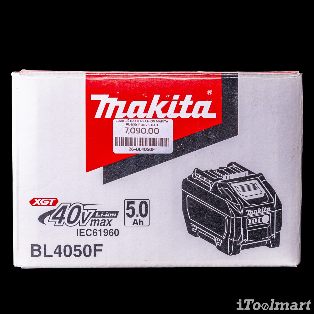 แบตเตอรี่ Battery Li-ion Makita  BL4050F 40V 5.0Ah