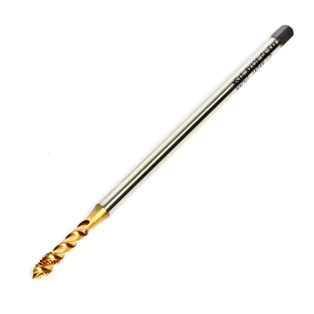 ดอกต๊าปร่องเกลียวสีทอง แบบก้านยาว NACHI L7916P G Spiral Tap Long Shank&nbsp;