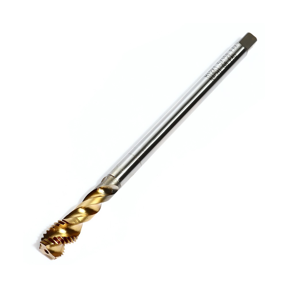 ดอกต๊าปร่องเกลียวสีทอง แบบก้านยาว NACHI L7916P G Spiral Tap Long Shank ...