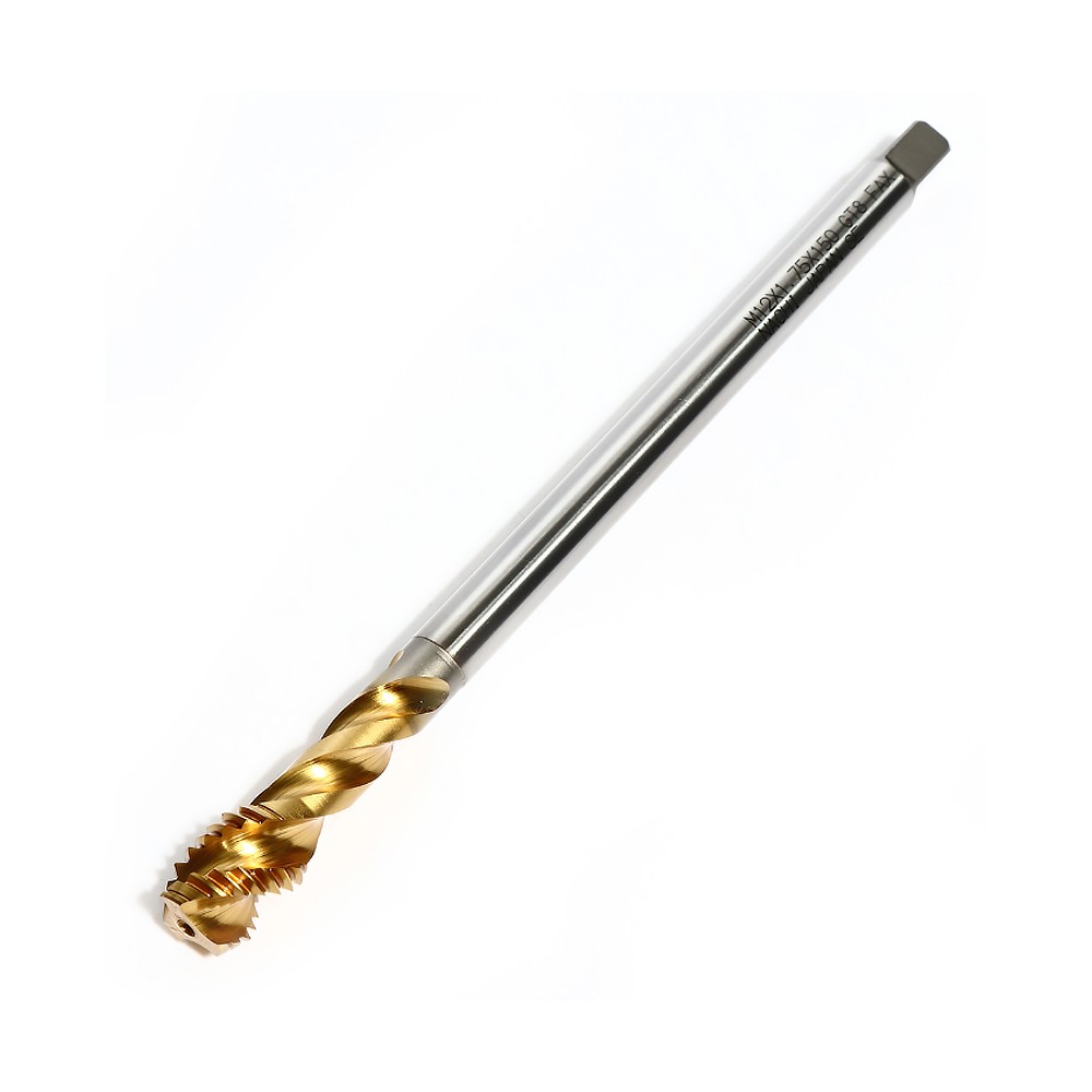 ดอกต๊าปร่องเกลียวสีทอง แบบก้านยาว NACHI L7916P G Spiral Tap Long Shank 