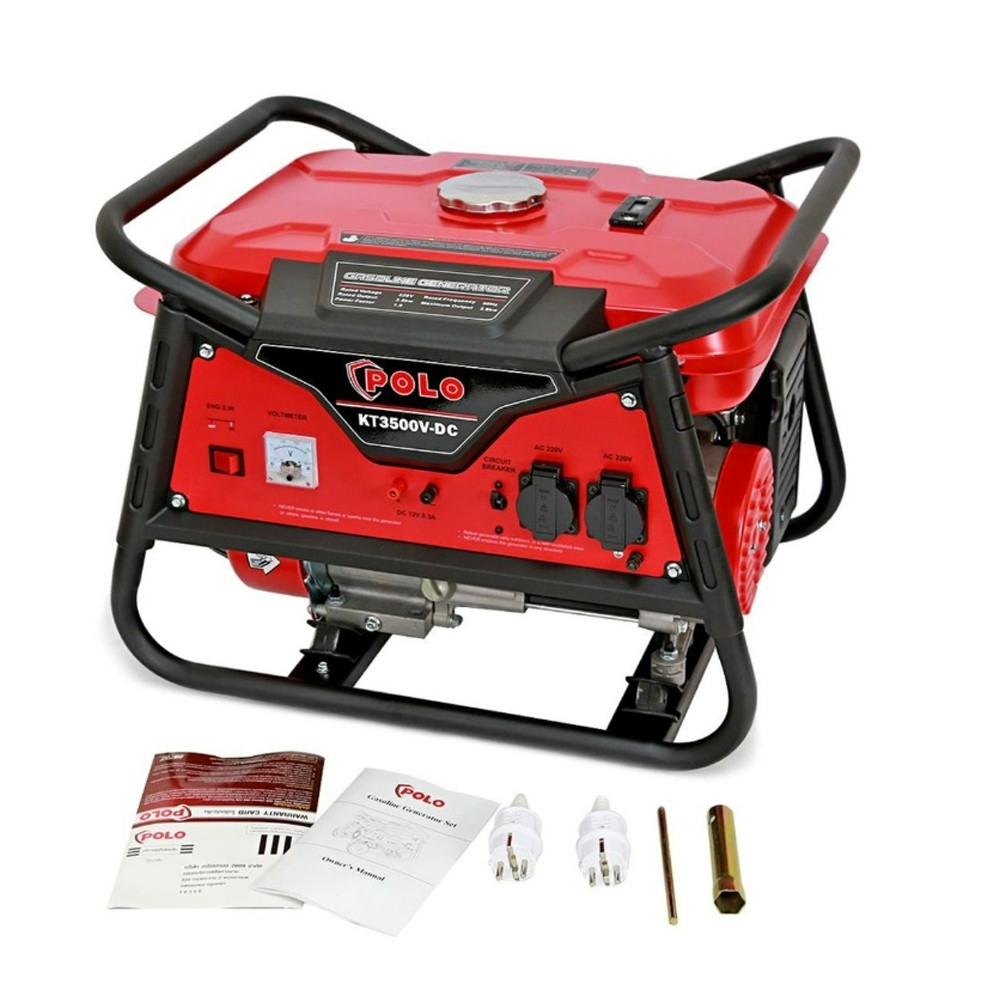 เครื่องปั่นไฟ เบนซิน POLO KT3500V-DC กำลังไฟ 2.8 kW, เครื่องยนต์ 7 แรงม้า