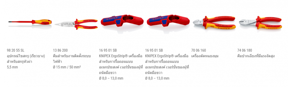 ชุดเครื่องมือช่าง KNIPEX 00 21 33 E Robust26 Electro 23 ชิ้น