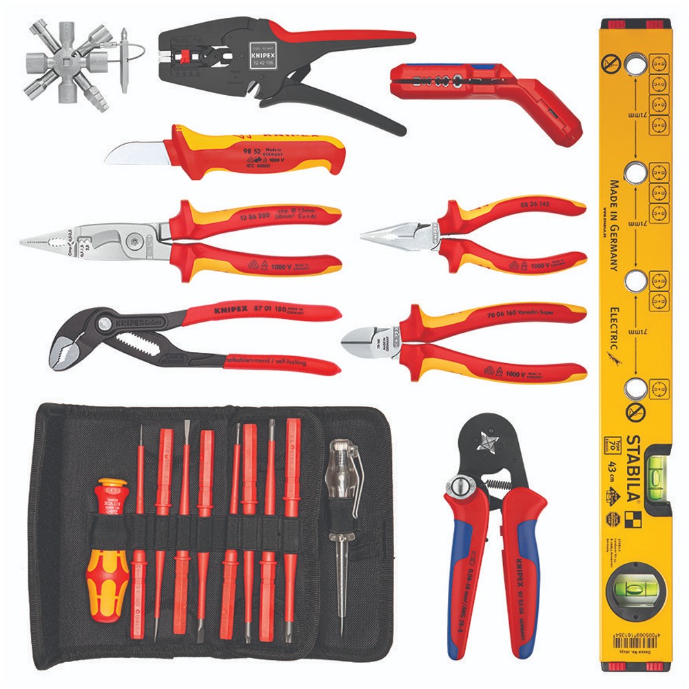KNIPEX 00 21 36 Tool Case Robust 34 Electronics