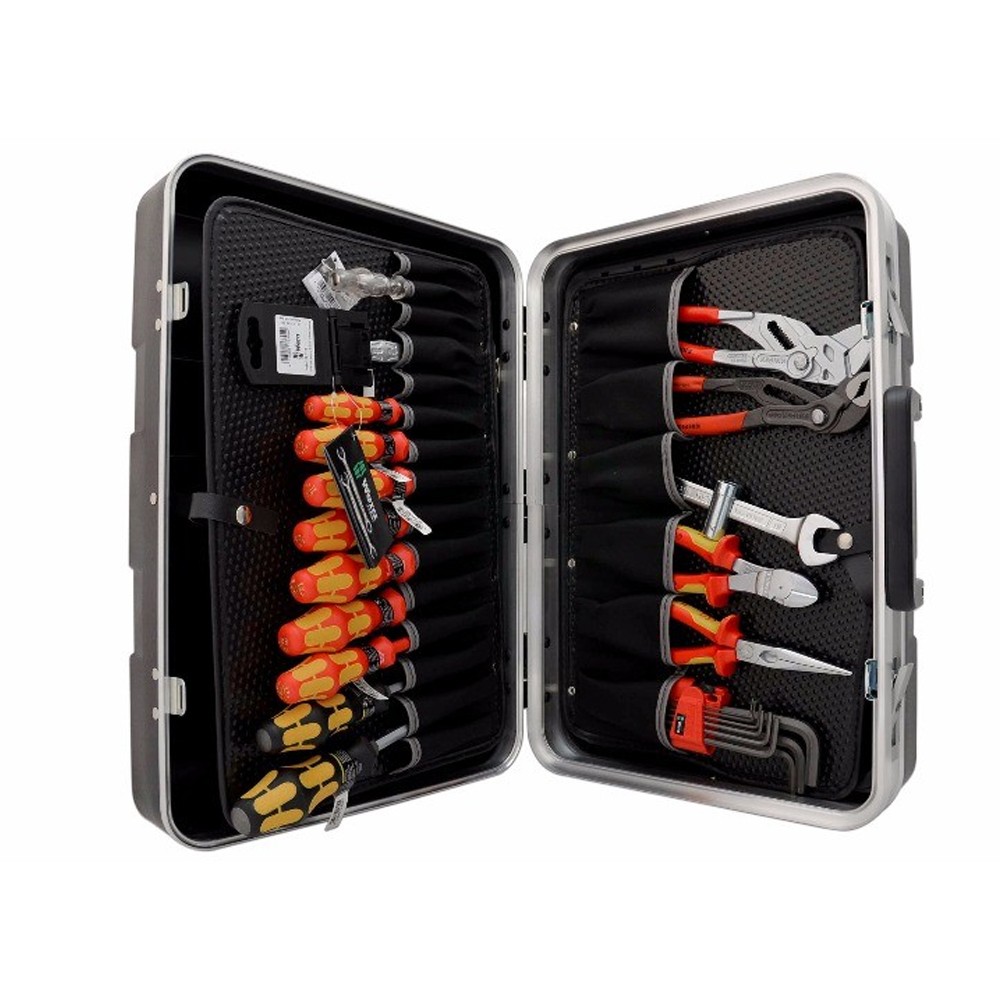 ชุดเครื่องมือช่างงานประปา 24 ชิ้น KNIPEX 00 21 21 HK S Sanitary Tool Case Meister