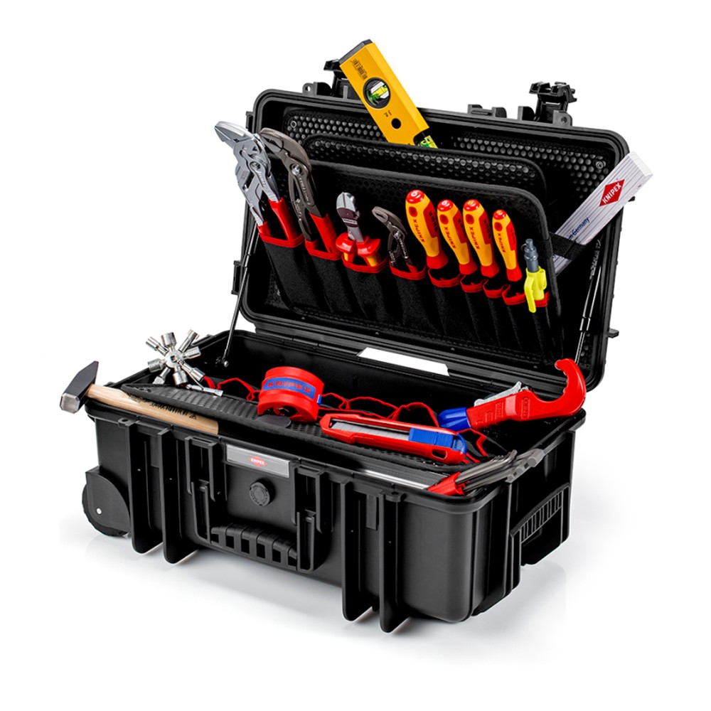 ชุดเครื่องมือช่างประปา 17 ชิ้น KNIPEX 00 21 33 S Tool Case Robust26 Plumbing