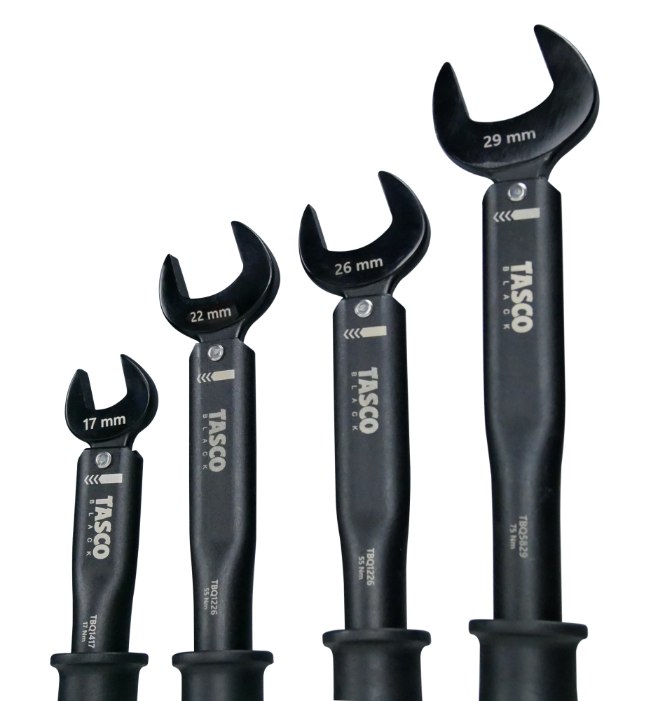 ชุดประแจทอร์ค TASCO BLACK TBQ900-Set ขนาด 1/2, 3/8, 1/4, 5/8 นิ้ว
