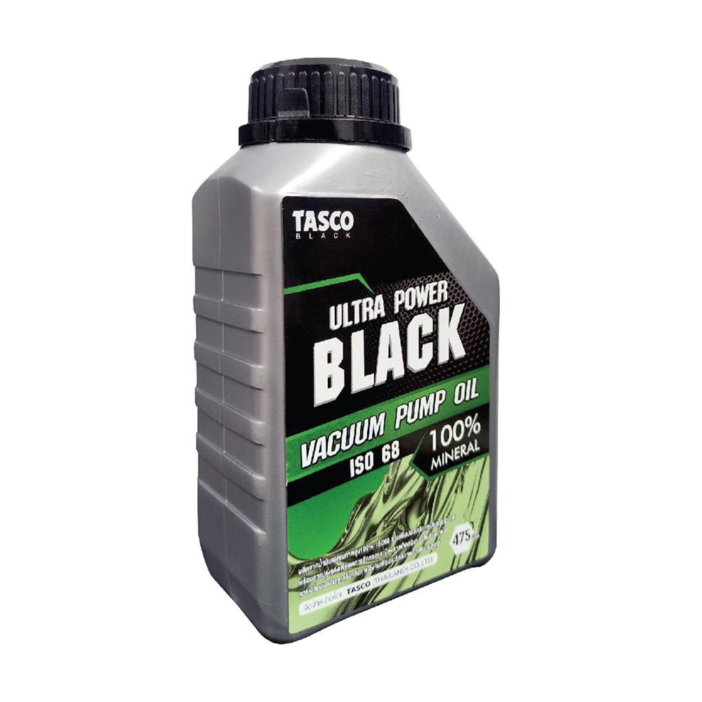 น้ำมันแวคคั่มปั๊ม TASCO BLACK VO68 Ultra Power Black 475 ml.