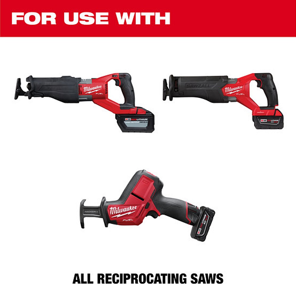 ใบเลื่อยชัก ตัดเหล็ก Milwaukee 48-00-5188 SAWZALL® Blades ขนาด 9 นิ้ว 18TPI (5 ชิ้น)