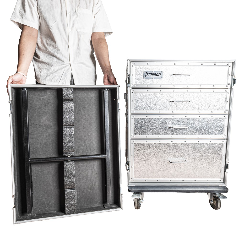 ตู้เครื่องมือช่าง Techman DR002H-2T 4 ชั้น Fright case tool cabinet
