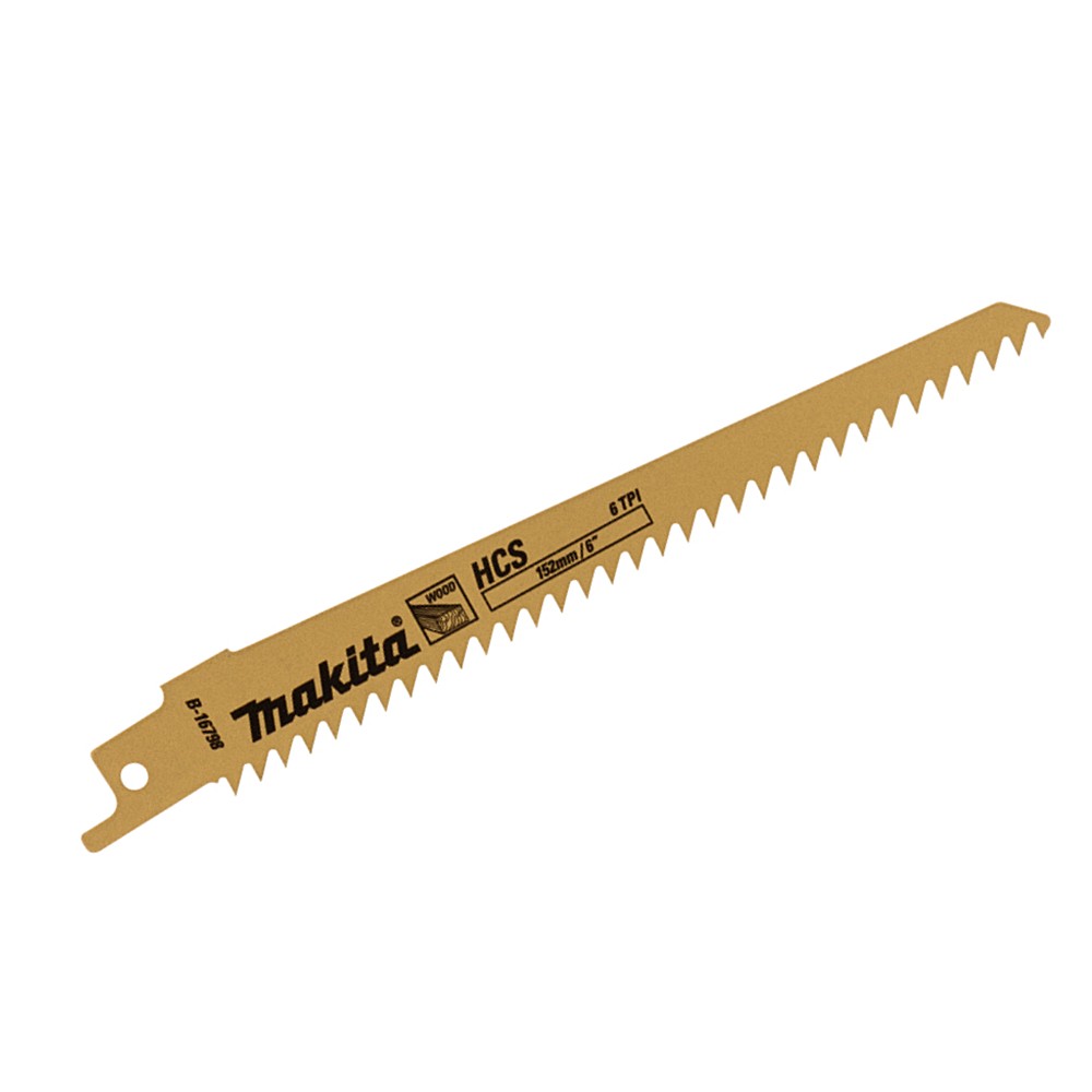 ใบเลื่อยชัก MAKITA B-16798 HCS 6TPI ยาว 152 มม.