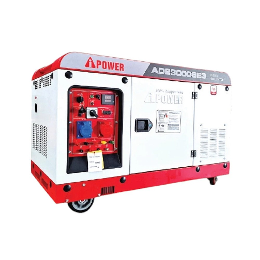 เครื่องปั่นไฟ ดีเซล AiPOWER AD23000SE3 Silent กำลังไฟสูงสุด 18.0 kW