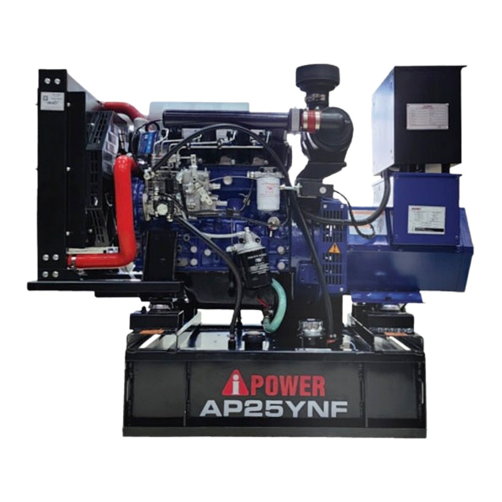 เครื่องปั่นไฟ ดีเซล ขนาดใหญ่ AiPOWER AP25YNF-1 สำหรับงานหนัก กำลังไฟสูงสุด 22.0 kW