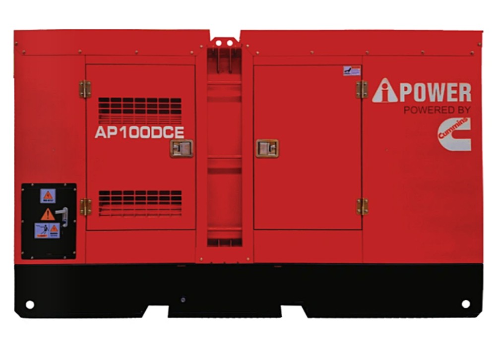 เครื่องปั่นไฟ ดีเซล ขนาดใหญ่ AiPOWER AP100DCE สำหรับงานหนัก กำลังไฟสูงสุด 88.0 kW