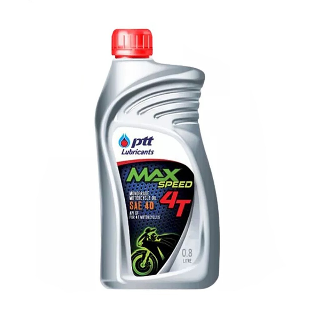 น้ำมันเครื่อง PTT MAX SPEED 4T ขนาด 0.8 ลิตร