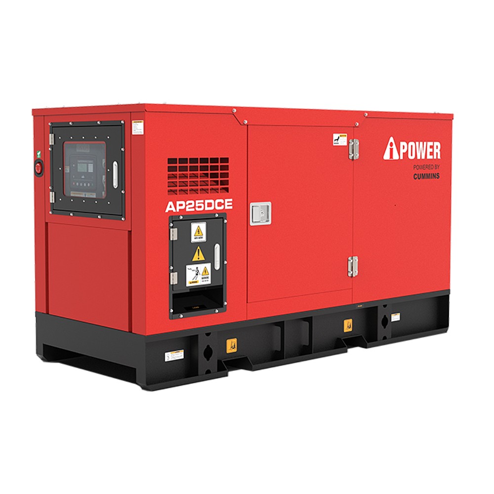เครื่องปั่นไฟ ดีเซล ขนาดใหญ่ AiPOWER AP25DCE สำหรับงานหนัก กำลังไฟสูงสุด 22.0 kW