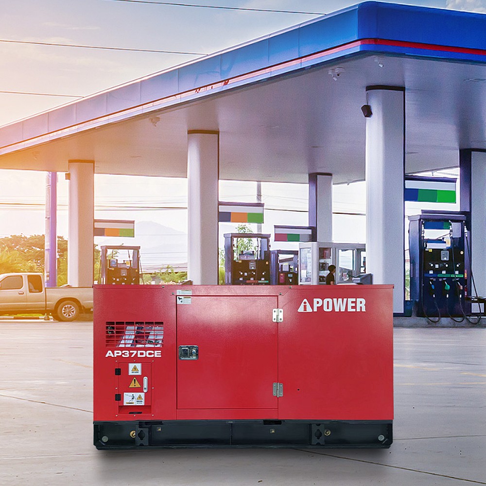 เครื่องปั่นไฟ ดีเซล ขนาดใหญ่ AiPOWER AP37DCE สำหรับงานหนัก กำลังไฟสูงสุด 30.0 kW