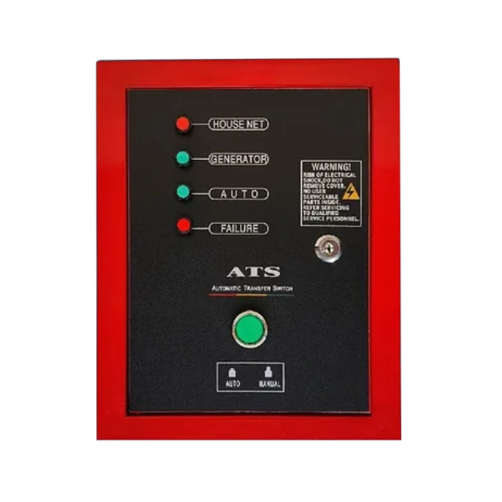 กล่องควบคุม ATS AiPOWER ATS 5-10KW สำหรับเครื่องปั่นไฟเบนซิน รองรับเครื่องปั่นไฟ 5 - 10 kW.