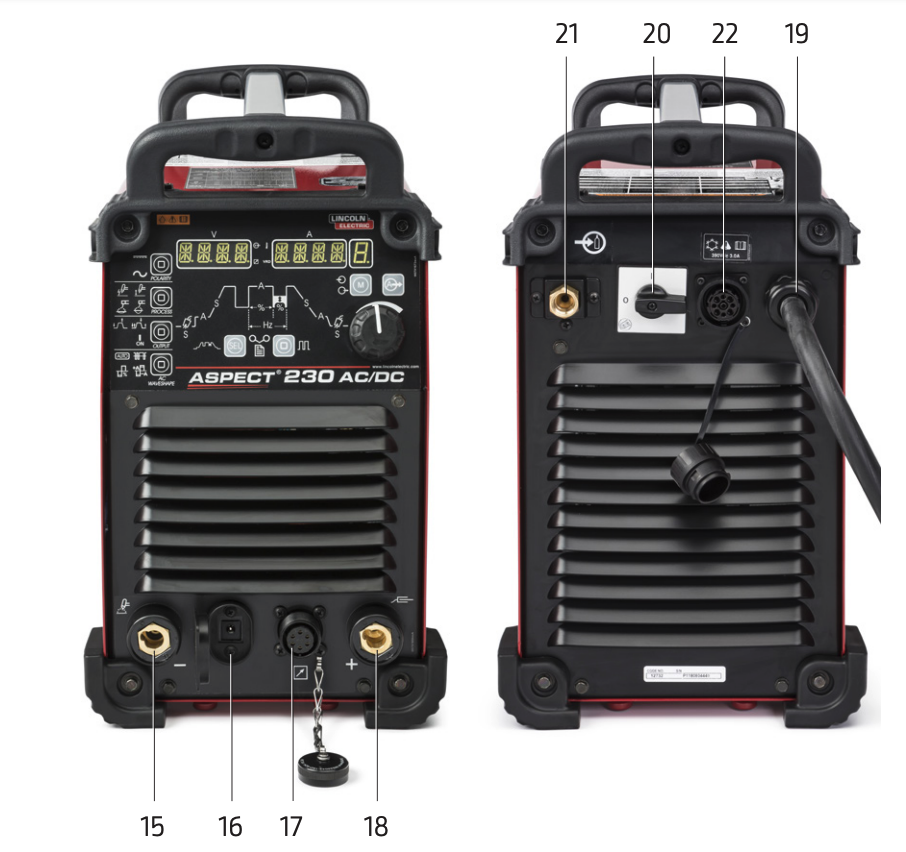 เครื่องเชื่อม TIG Lincoln Aspect® 230 DC