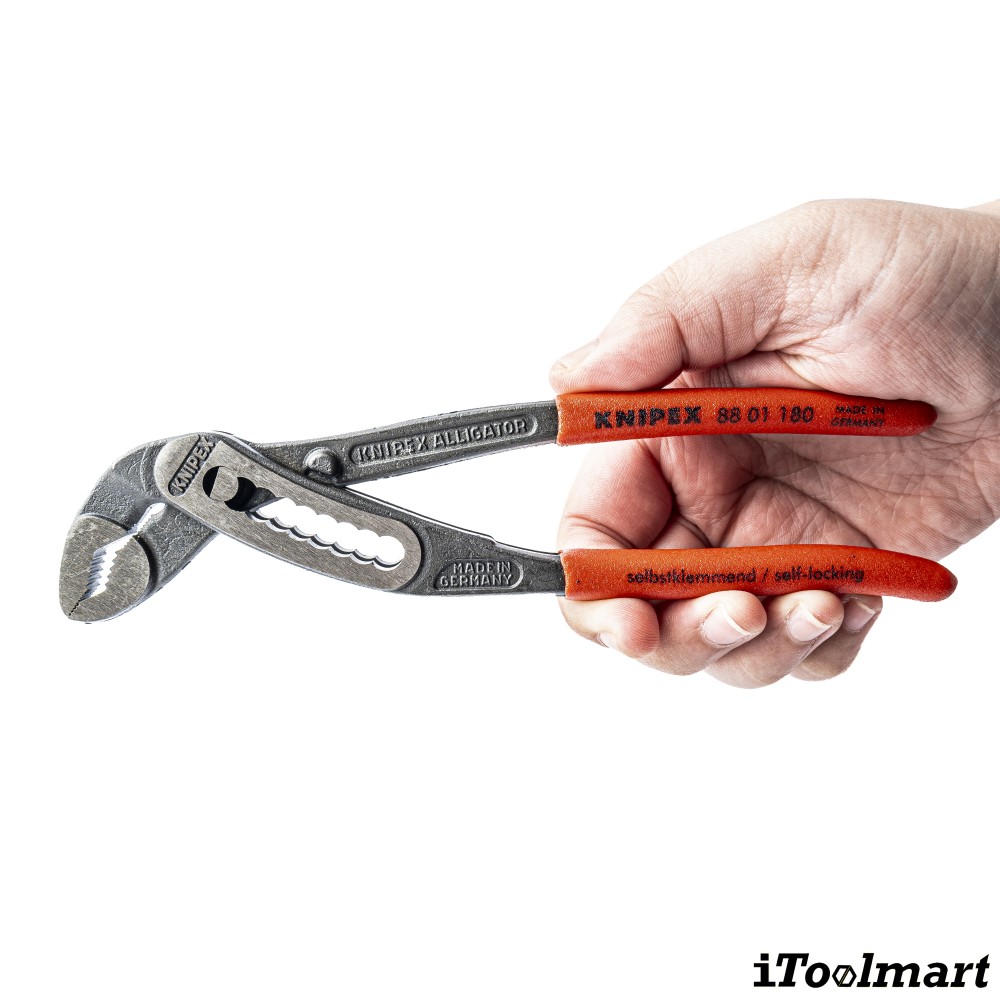 คีมคอม้า Knipex 88 01 180 SB Alligator® Water Pump Pliers 180 mm 