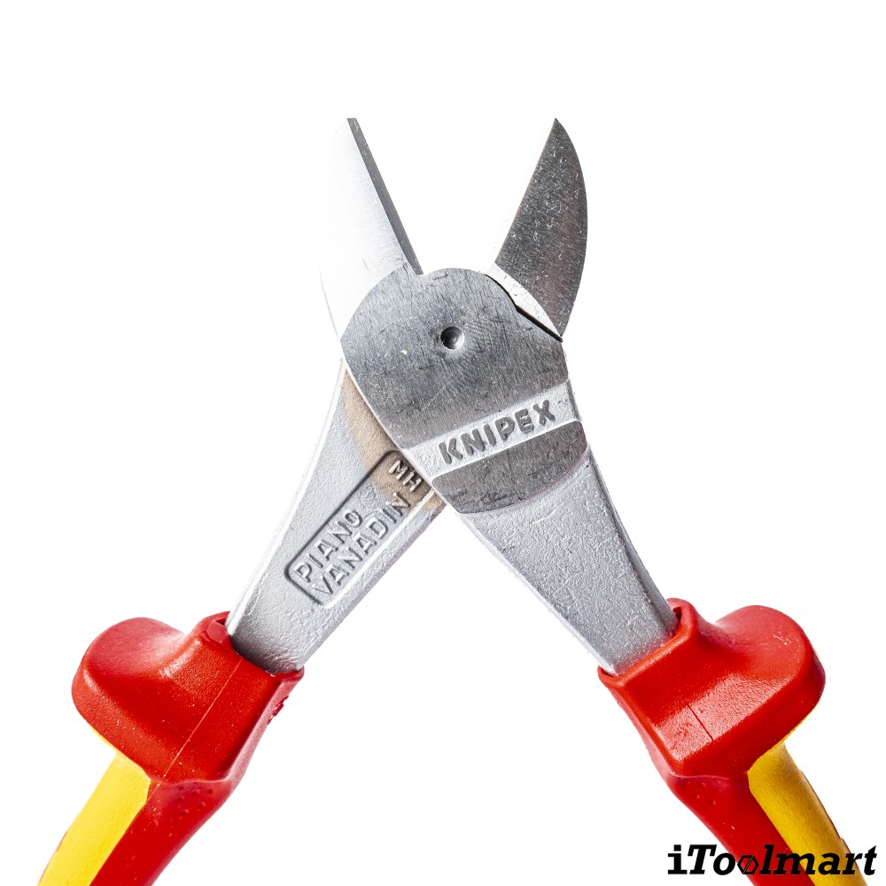 คีมตัดปากทแยง Knipex 74 06 200 T ด้ามจับหุ้มฉนวน VDE ความยาว 200 มม 