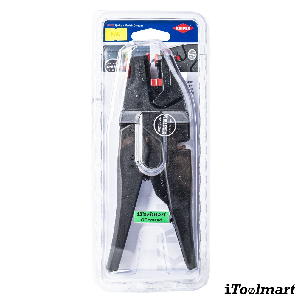 เครื่องปอกสายไฟ KNIPEX 12 40 200 SB Mini Wire Stripper