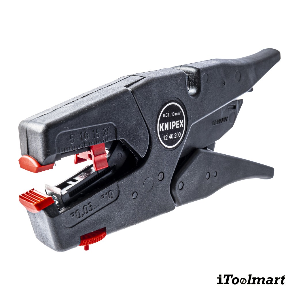 เครื่องปอกสายไฟ KNIPEX 12 40 200 SB Mini Wire Stripper