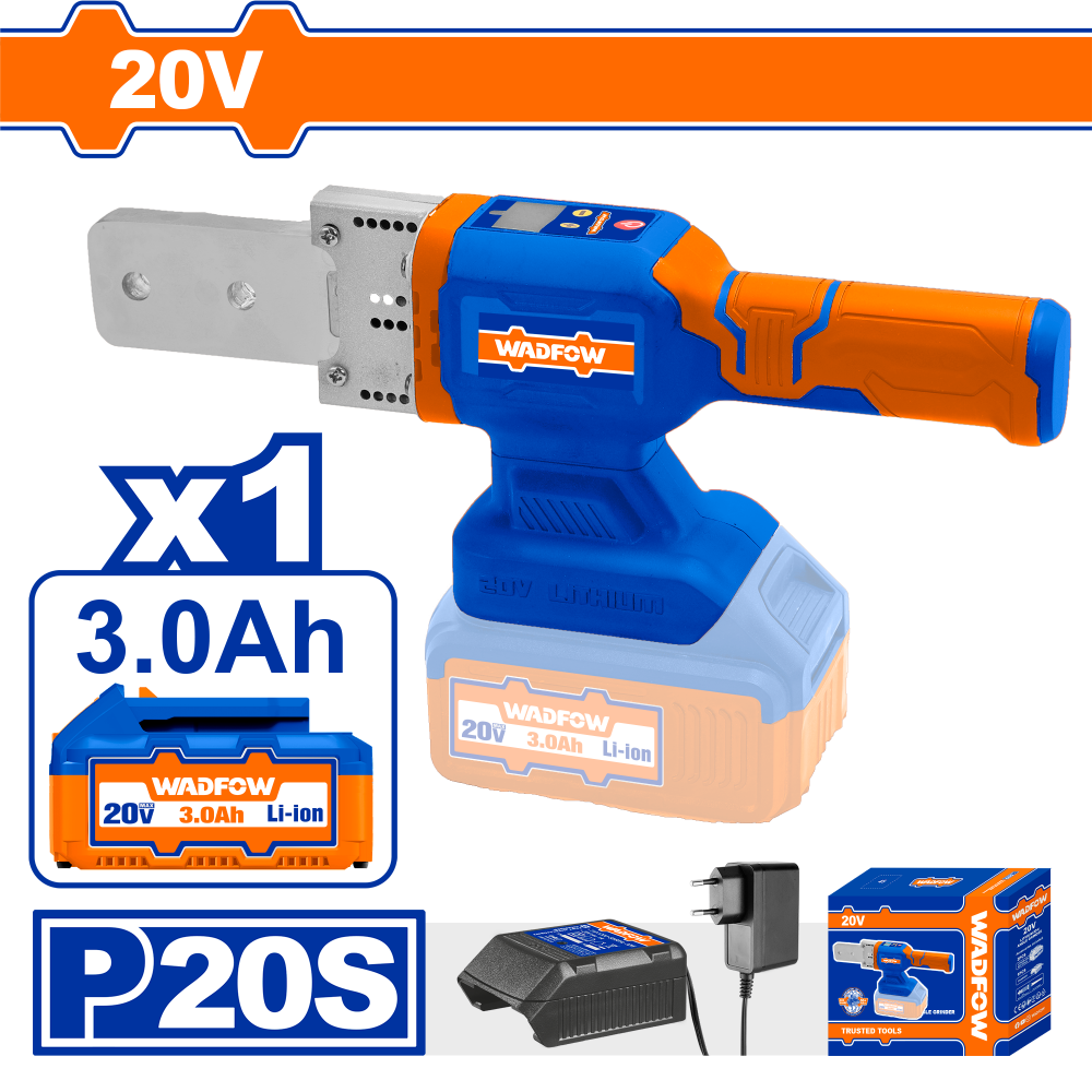 เครื่องเชื่อมท่อ PVC ไร้สาย WADFOW WWM2502 20V 