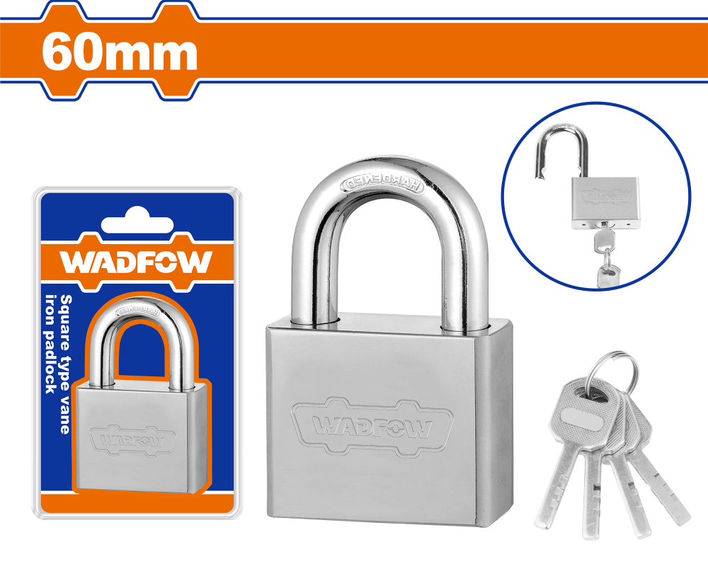 กุญแจระบบลูกปืน WADFOW WPDS460 ขนาด 60mm 