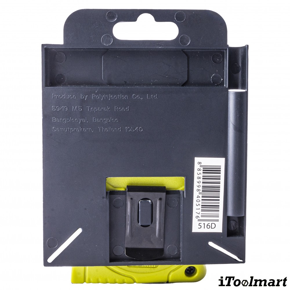 ตลับเมตร Techman X Protape E5 1 iTOOLMART ขนาด 5 เมตร สีเขียว
