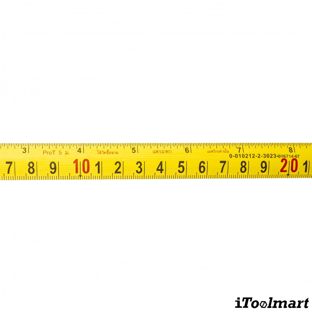 ตลับเมตร Techman X Protape E5 1 iTOOLMART ขนาด 5 เมตร สีเขียว