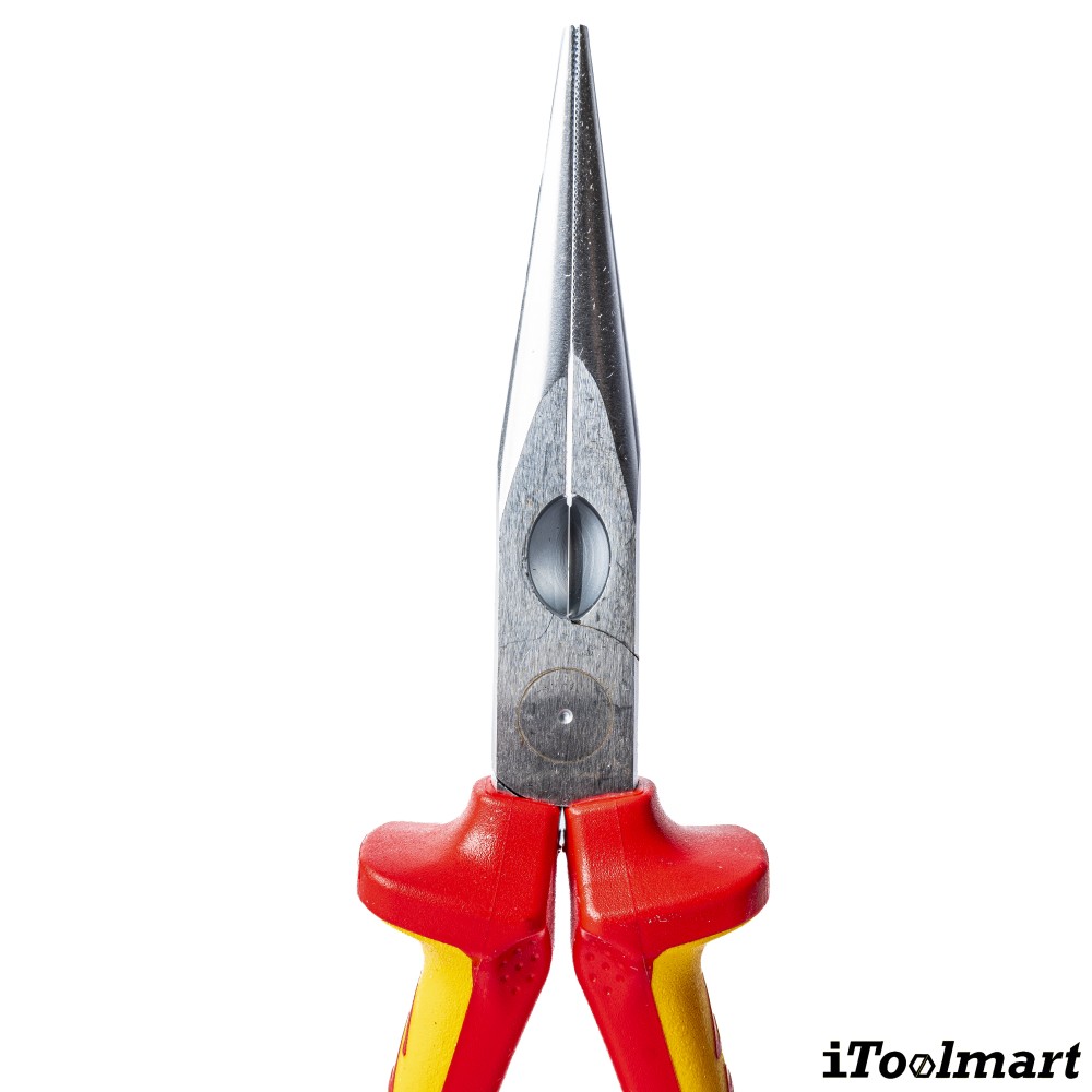 คีมปากแบนแหลม Knipex 26 16 200 ด้ามหุ้มฉนวน ด้าม VDE ความยาว 200 มม 
