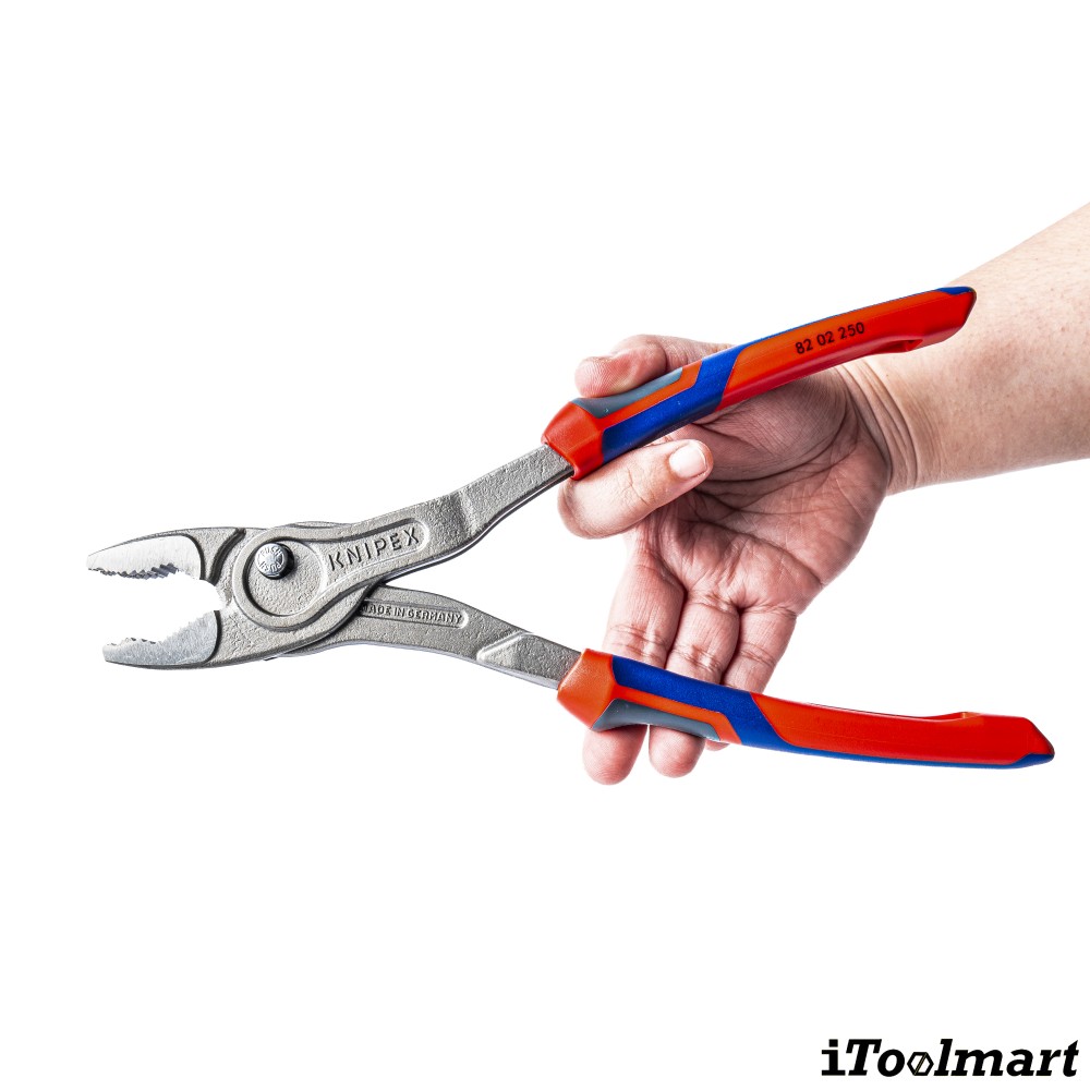 คีมปากจิ้งจก KNIPEX 82 02 250 ด้ามจับ mit Comfort Griffen ขนาด 257 mm  คีมปากจิ้งจก KNIPEX 82 02 250 ด้ามจับ mit Comfort Griffen ขนาด 257 mm