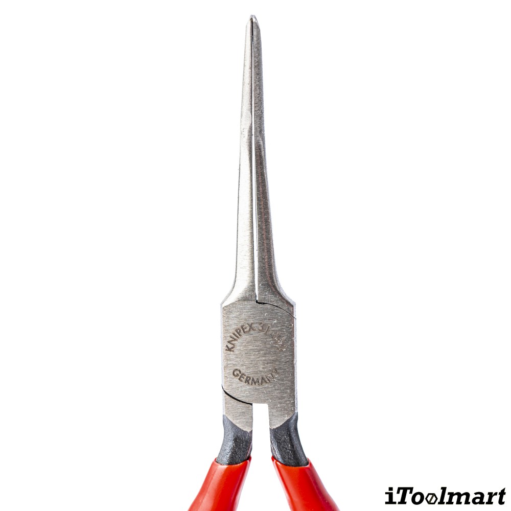 คีมปากแบนโค้ง 45 องศา Knipex 31 21 160 SB ด้ามพลาสติก