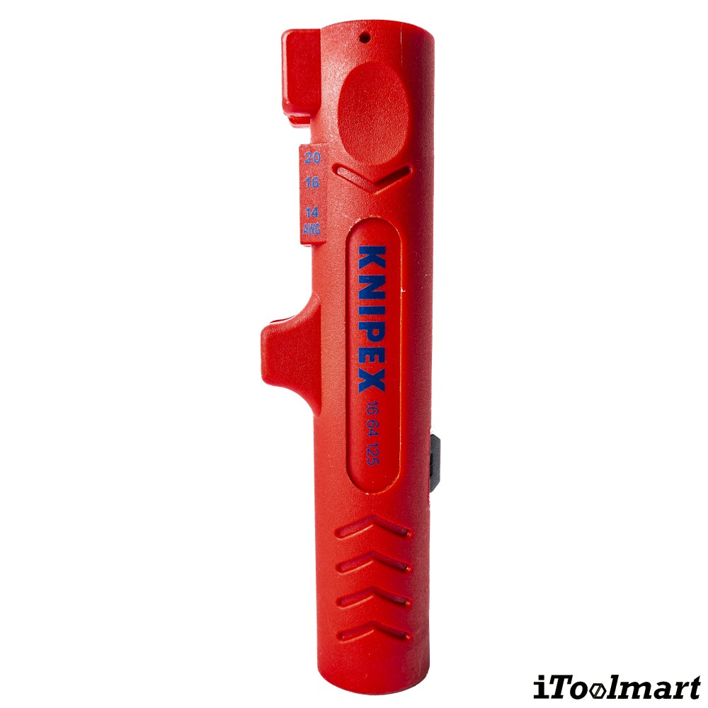 เครื่องปอกสายไฟ KNIPEX 16 64 125 SB Flat and round cable