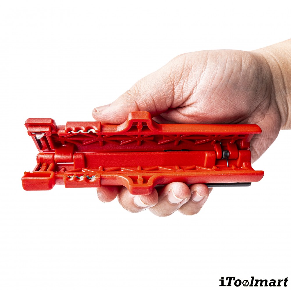 เครื่องปอกสายไฟ KNIPEX 16 64 125 SB Flat and round cable