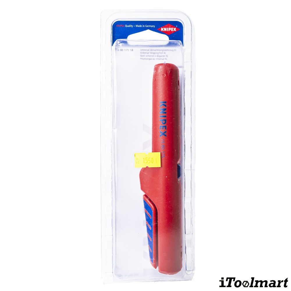 เครื่องปอกสายแบบลึก KNIPEX 16 80 175 SB Deep connector sockets