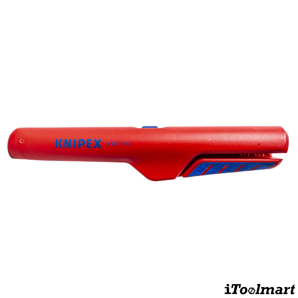 เครื่องปอกสายแบบลึก KNIPEX 16 80 175 SB Deep connector sockets