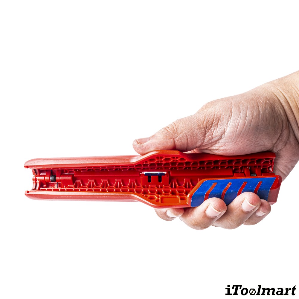 เครื่องปอกสายแบบลึก KNIPEX 16 80 175 SB Deep connector sockets