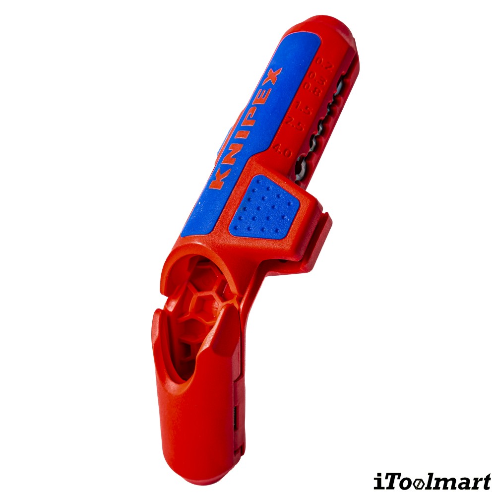 เครื่องปอกสายไฟ สายเคเบิล KNIPEX 16 95 02 SB ErgoStrip® สำหรับผู้ที่ถนัดมือซ้าย