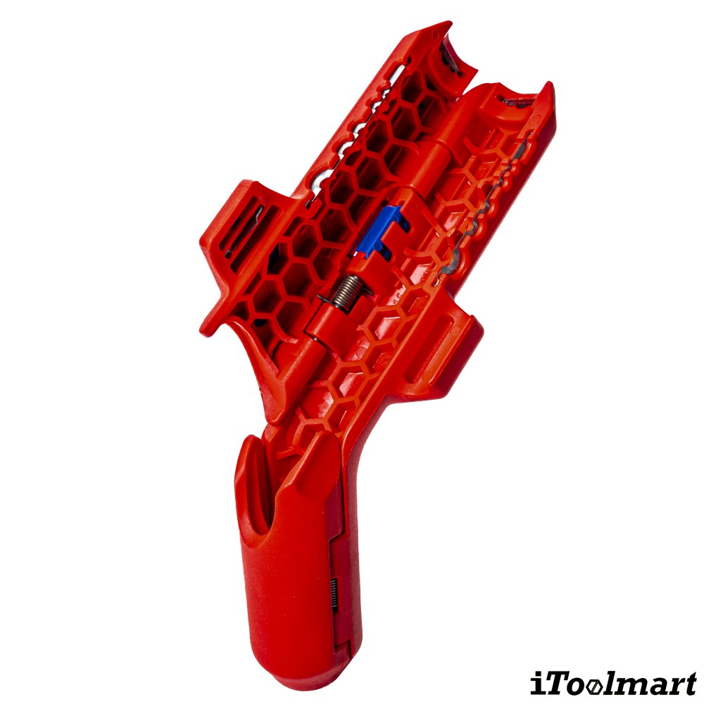 เครื่องปอกสายไฟ สายเคเบิล KNIPEX 16 95 02 SB ErgoStrip® สำหรับผู้ที่ถนัดมือซ้าย