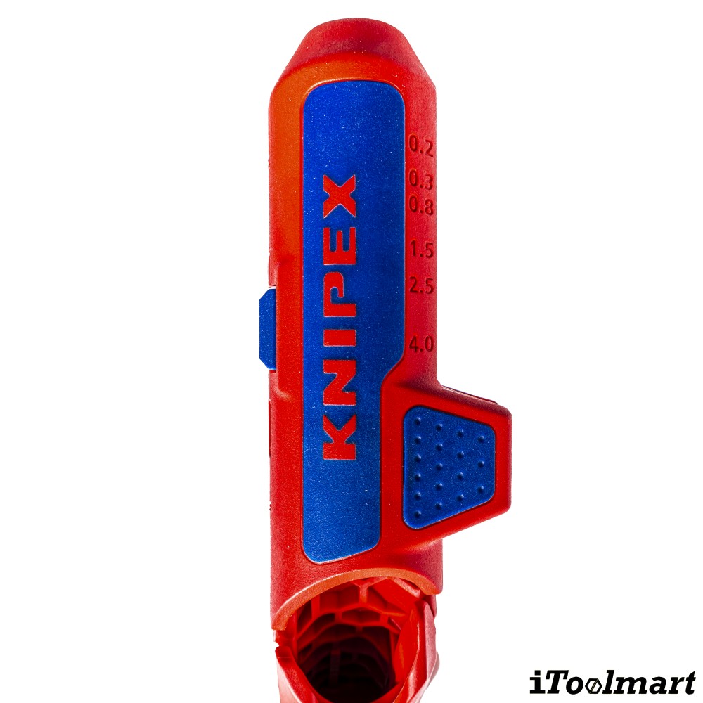 เครื่องปอกสายไฟ สายเคเบิล KNIPEX 16 95 02 SB ErgoStrip® สำหรับผู้ที่ถนัดมือซ้าย