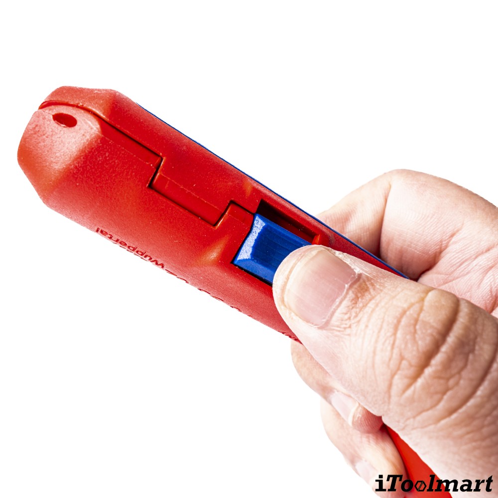 เครื่องปอกสายไฟ สายเคเบิล KNIPEX 16 95 02 SB ErgoStrip® สำหรับผู้ที่ถนัดมือซ้าย