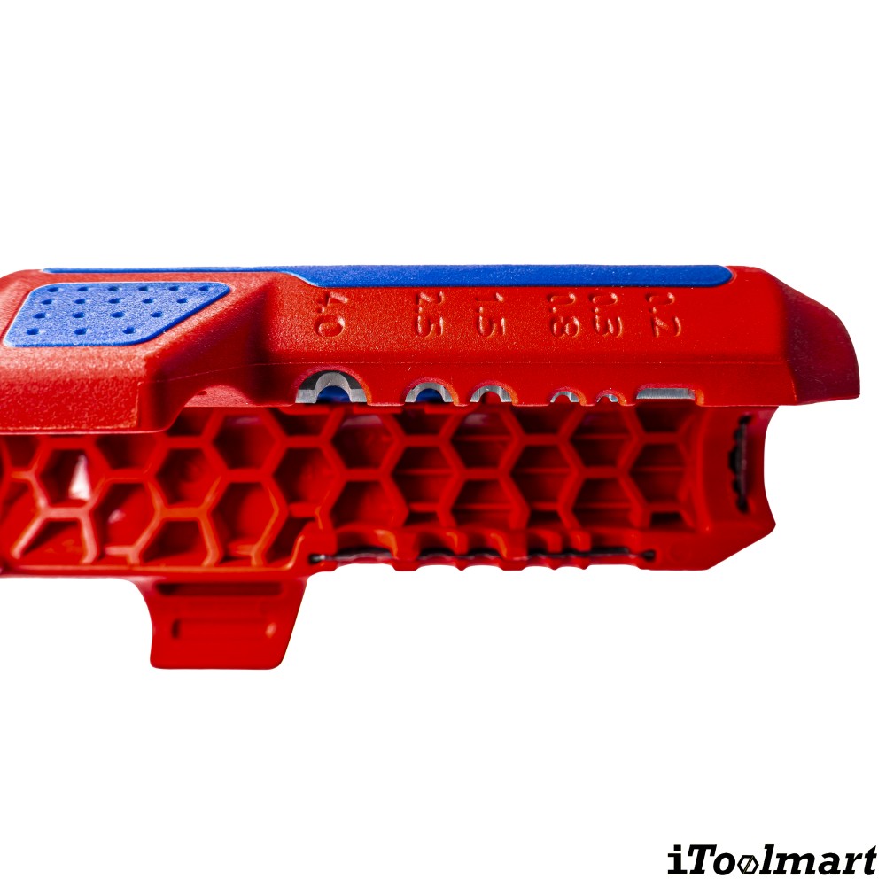 เครื่องปอกสายไฟ สายเคเบิล KNIPEX 16 95 02 SB ErgoStrip® สำหรับผู้ที่ถนัดมือซ้าย