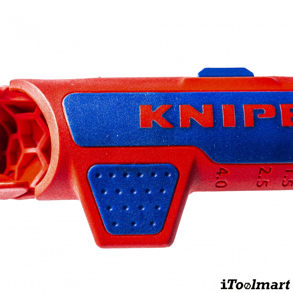 เครื่องปอกสายไฟ สายเคเบิล KNIPEX 16 95 02 SB ErgoStrip® สำหรับผู้ที่ถนัดมือซ้าย