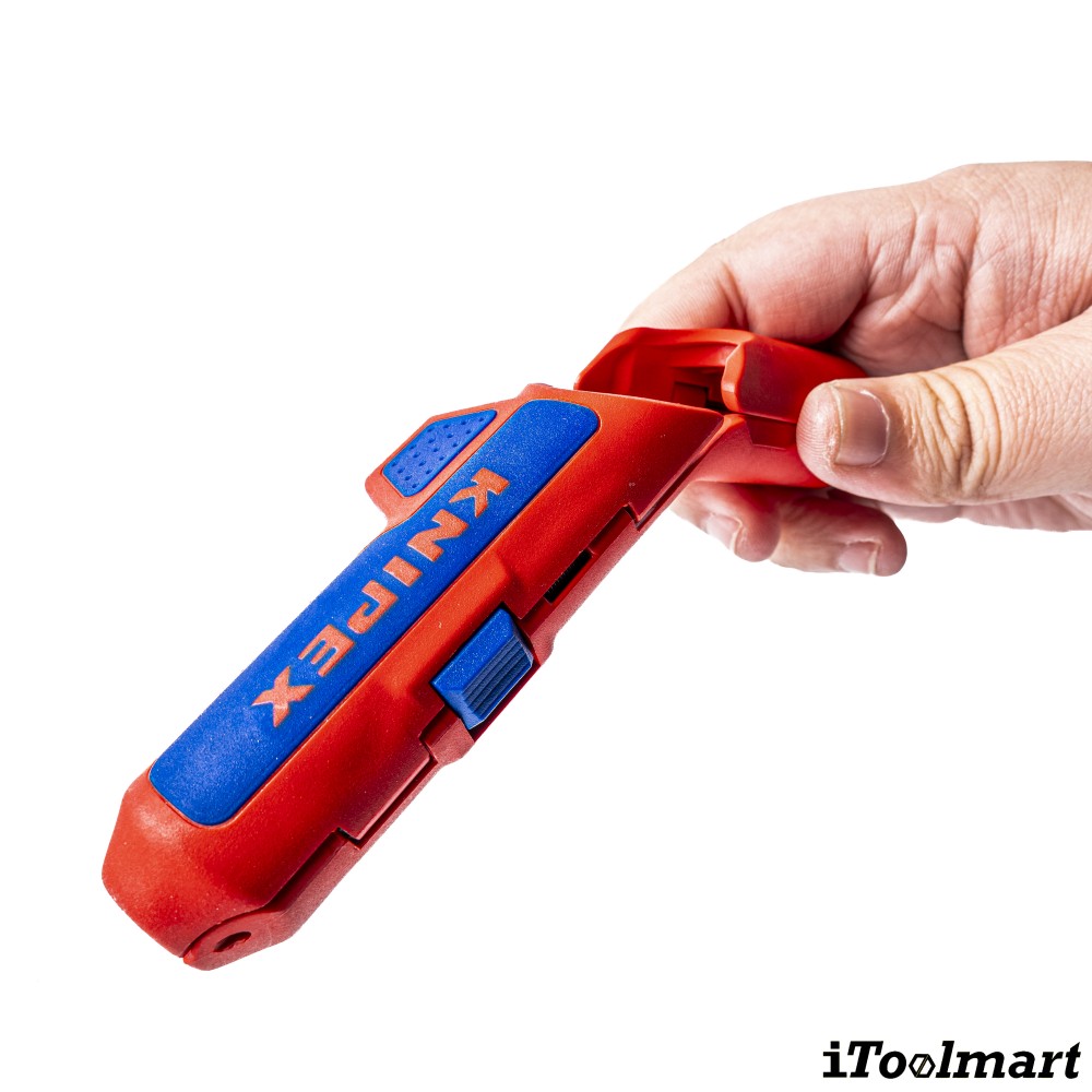 เครื่องปอกสายไฟ สายเคเบิล KNIPEX 16 95 02 SB ErgoStrip® สำหรับผู้ที่ถนัดมือซ้าย