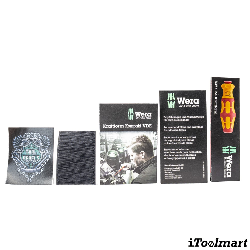 ชุดไขควง Wera Kraftform Kompakt VDE 17 RA 1  05006618001 ชุด 17 ชิ้น