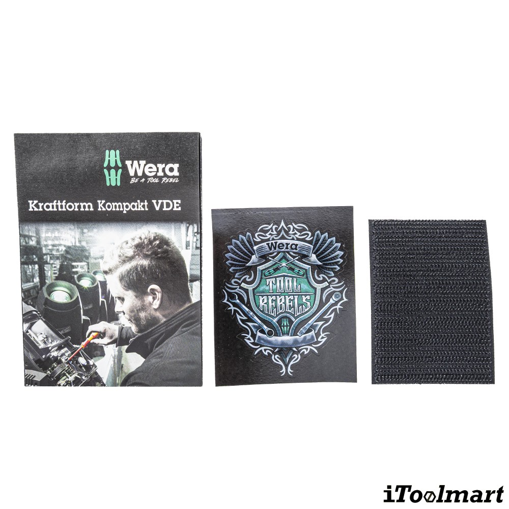 ชุดไขควง Wera Kraftform Kompakt VDE 16 Universal 1 05006607001 ชุด 16 ชิ้น