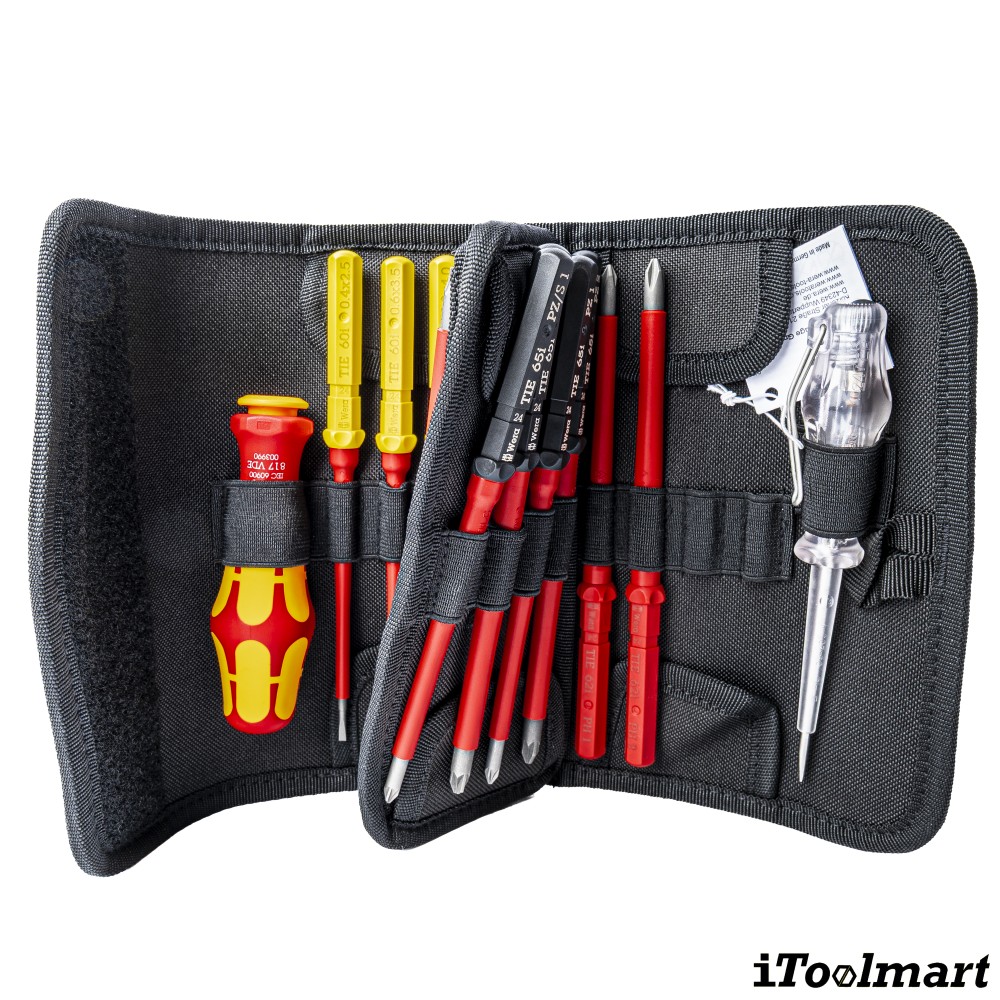 ชุดไขควง Wera Kraftform Kompakt VDE 16 Universal 1 05006607001 ชุด 16 ชิ้น