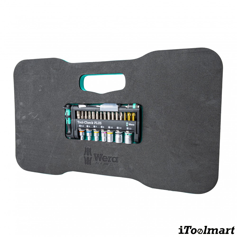 ชุดไขควงและประแจ Wera Tool Check PLUS Kneeling Pad 05134544001  ชุด 40 ชิ้น 